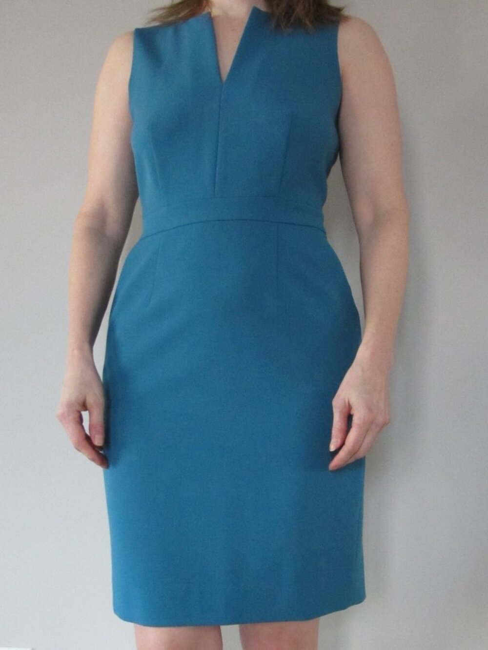 J. Crew Suiting Sleeveless Fitted Dress